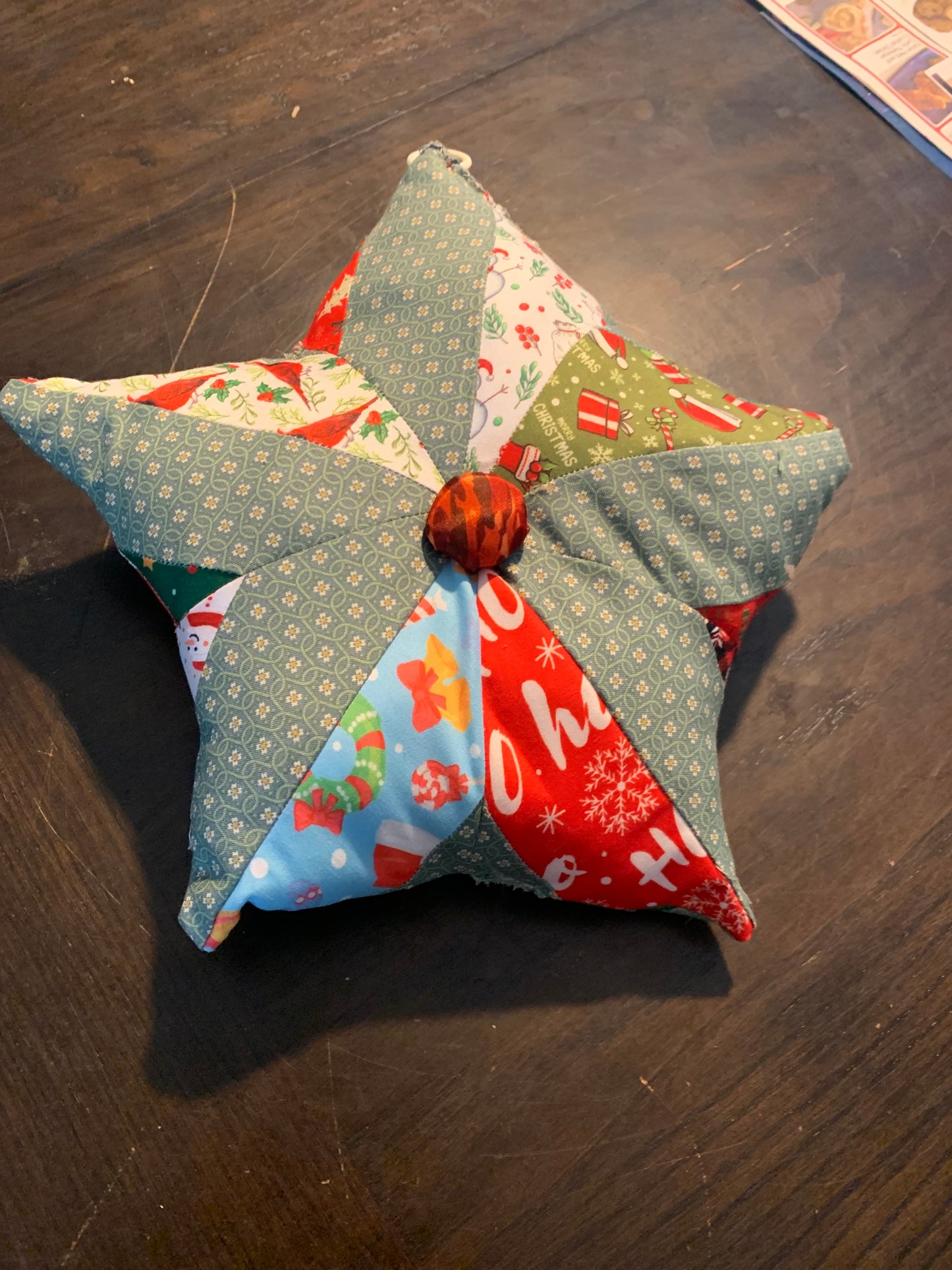 Hand sewn Christmas Pillow