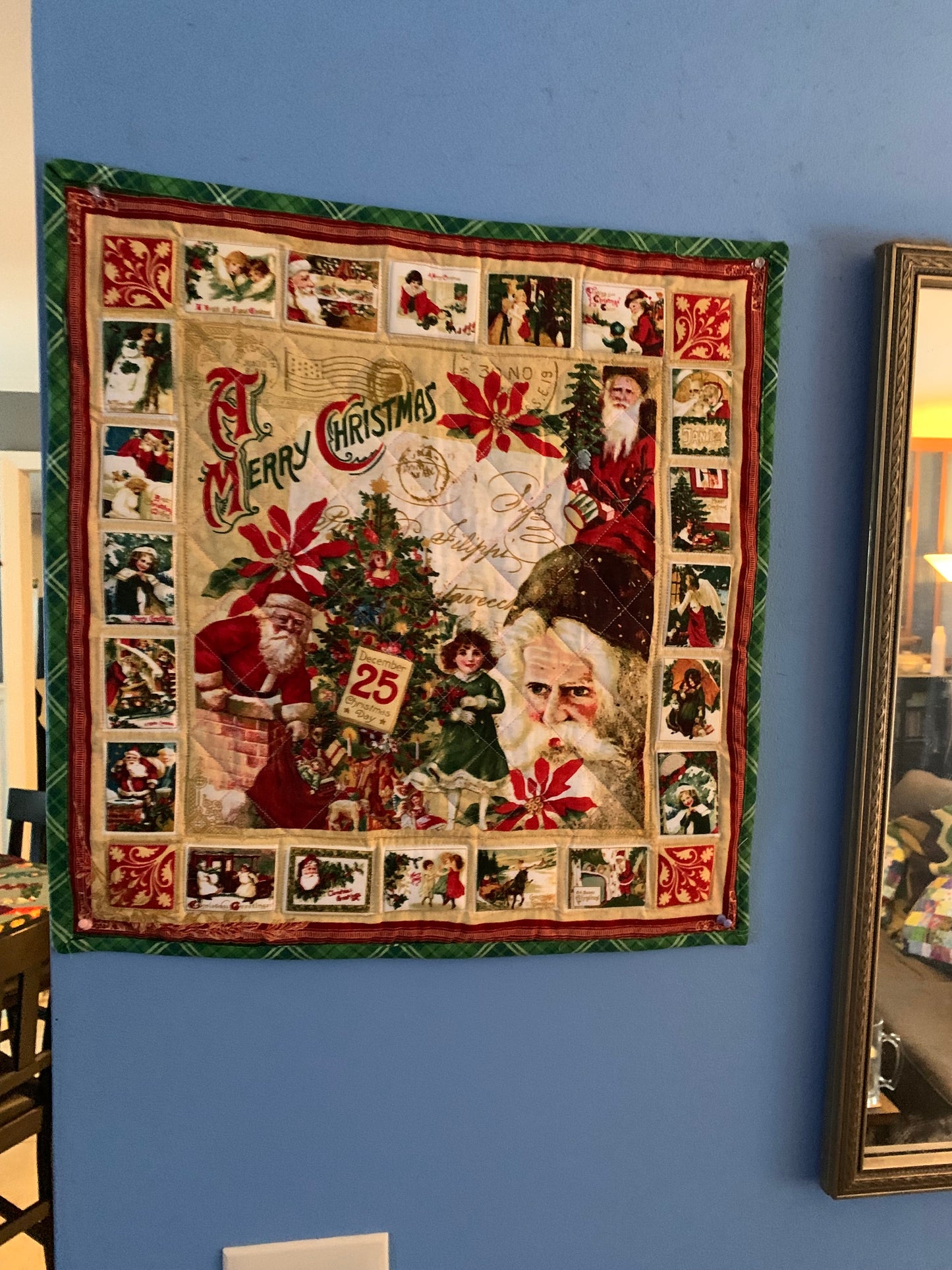 Quilted Christmas Panel