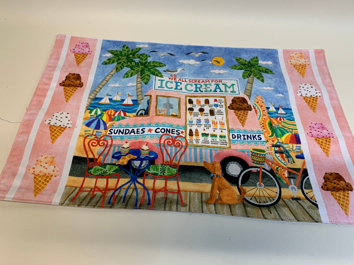 Placemat -Ice Cream Truck - 11 1/2" x 17"