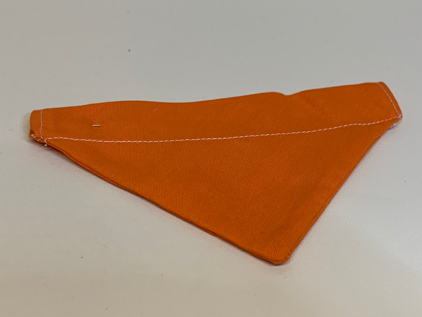 Dog Bandana - Blaze Orange - for 1/2 inch collar