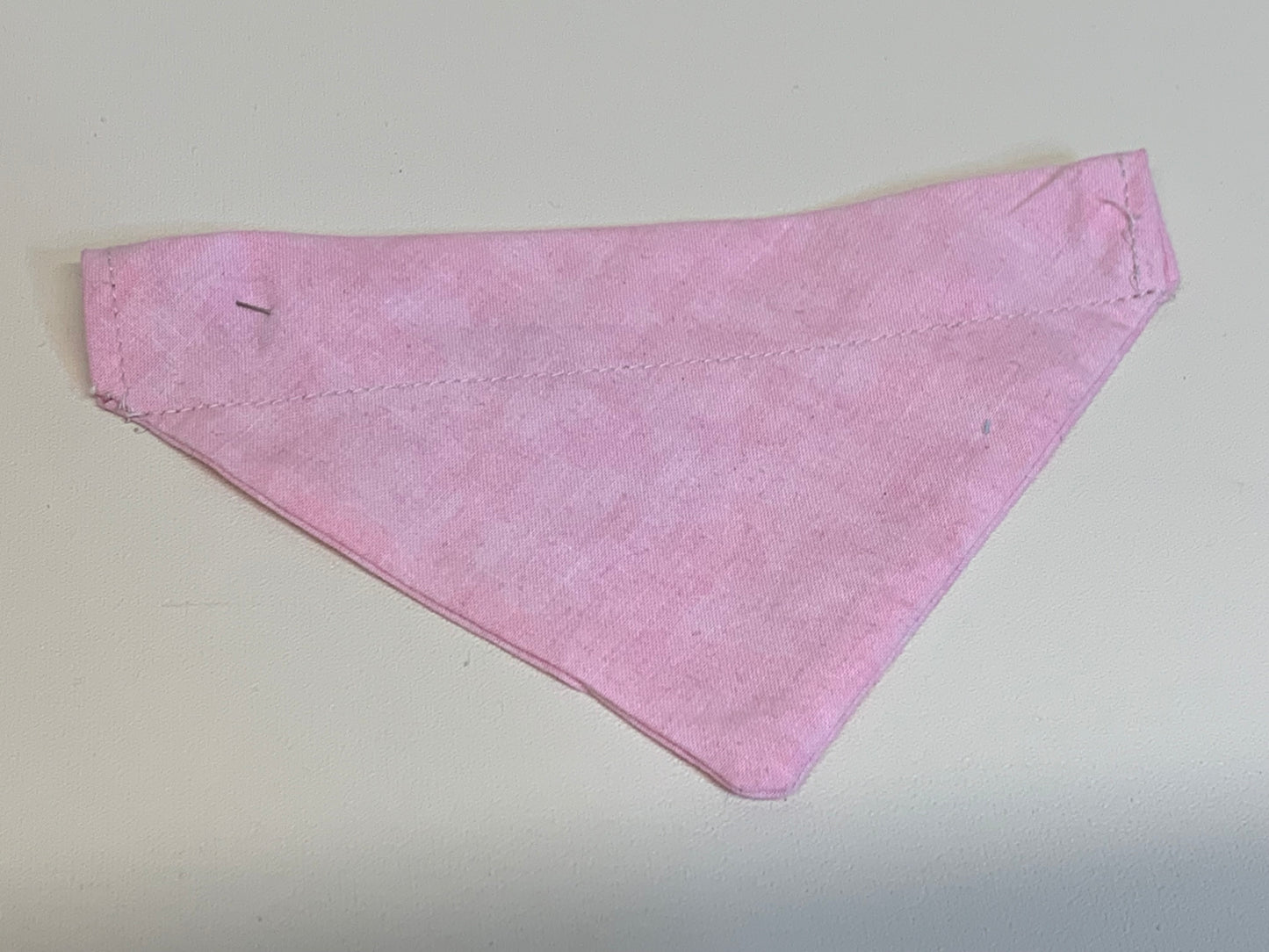 Dog Bandana -Pink - for 1/2 inch collar