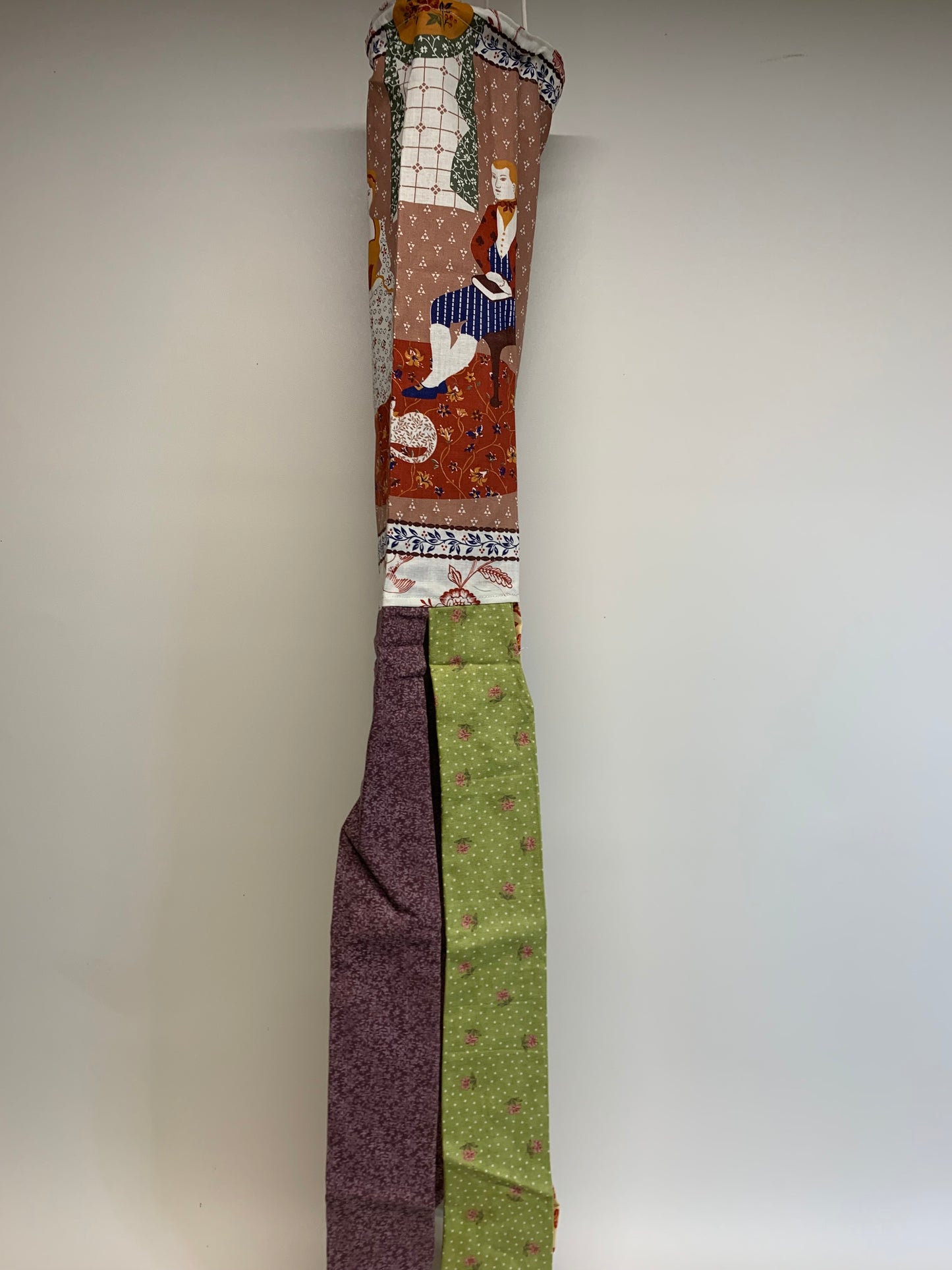 Wind Sock - Colonial couple in parlor 2