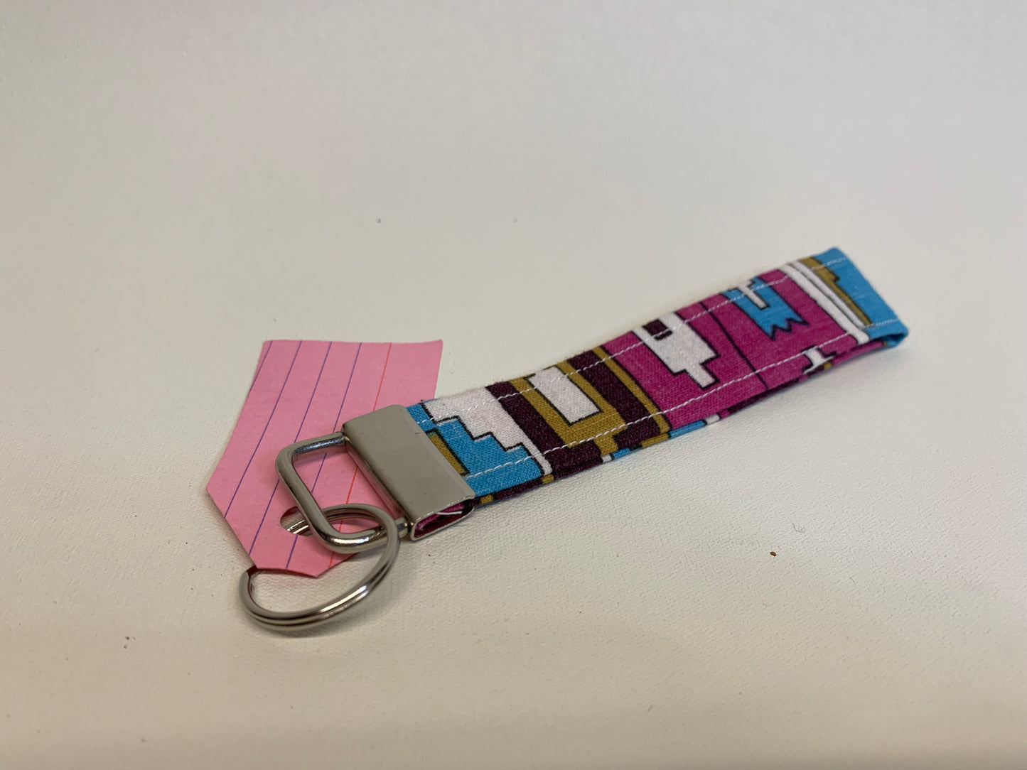 Key FOB - Multicolor geometric