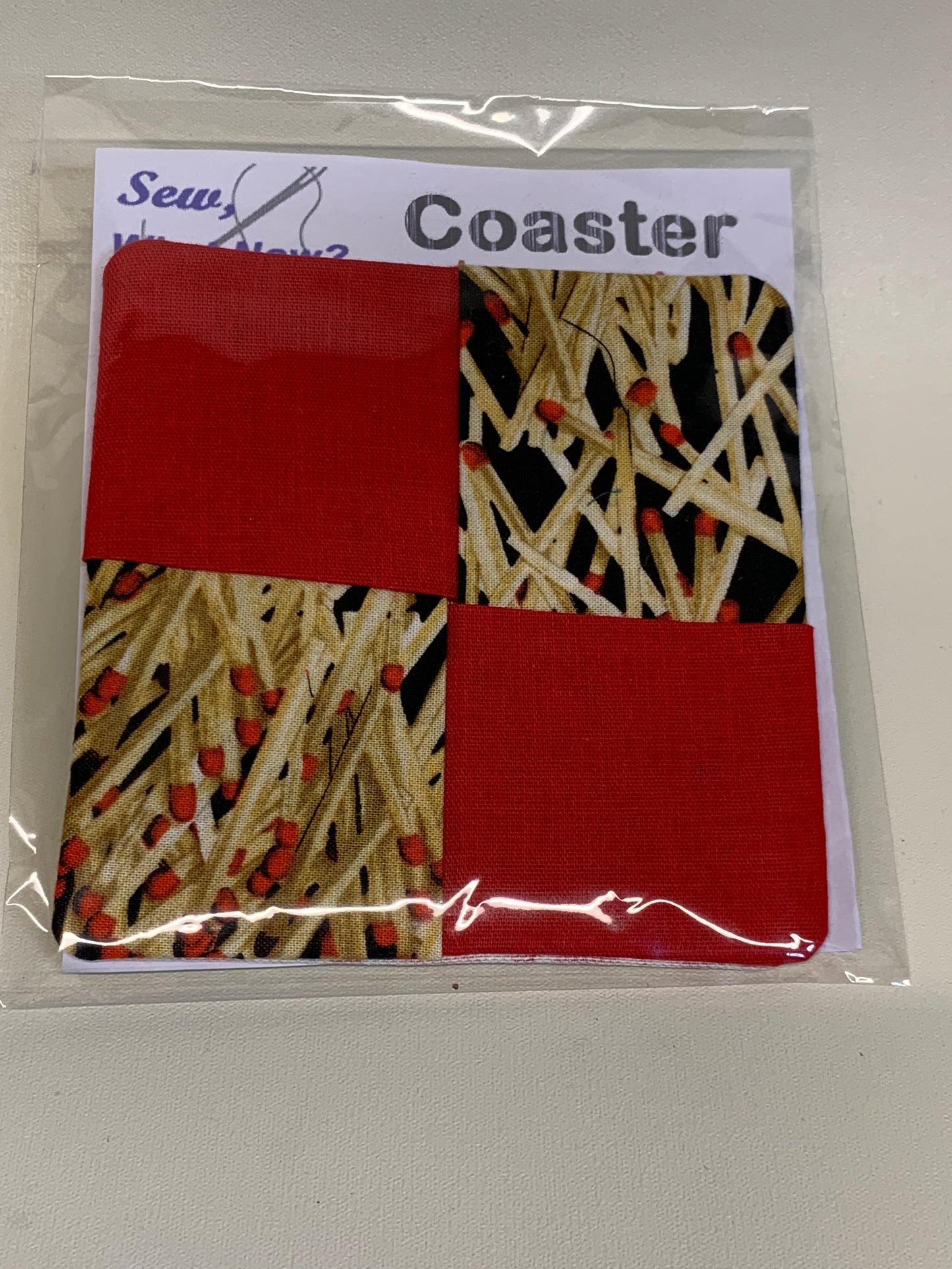 Coaster - Matches with Red