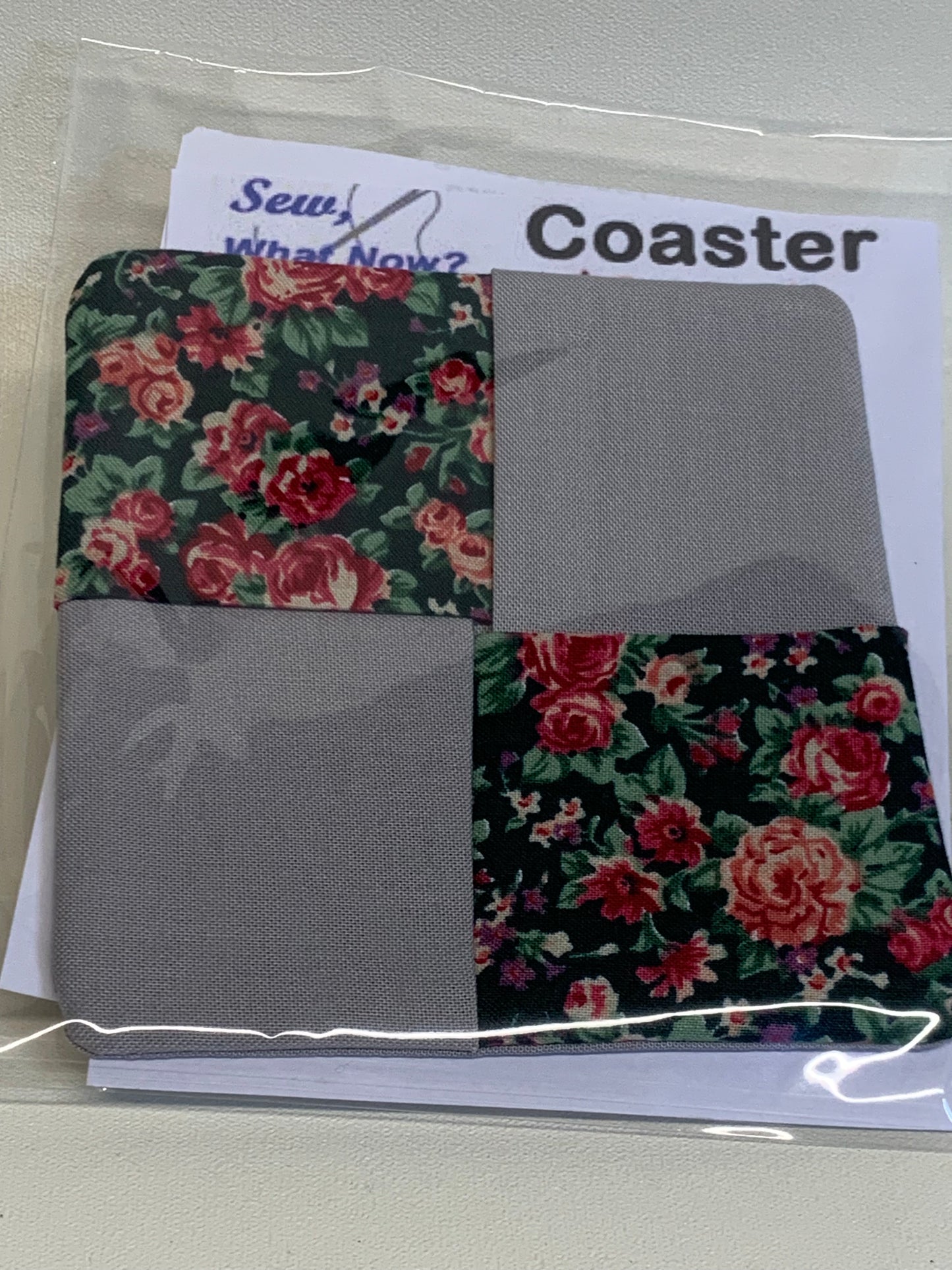 Coaster - Roses and light grey