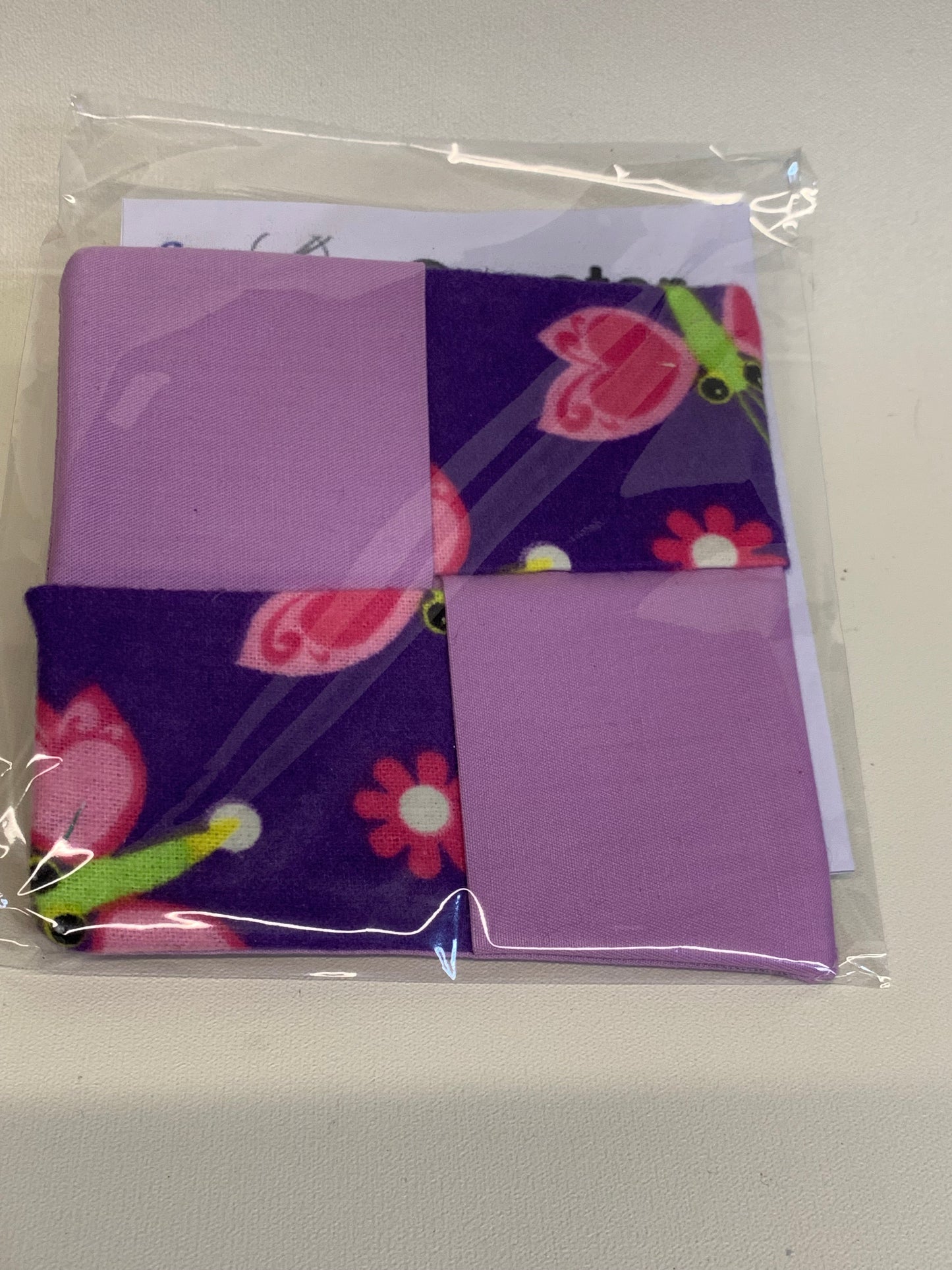 Coaster - purple and lavender with fireflies