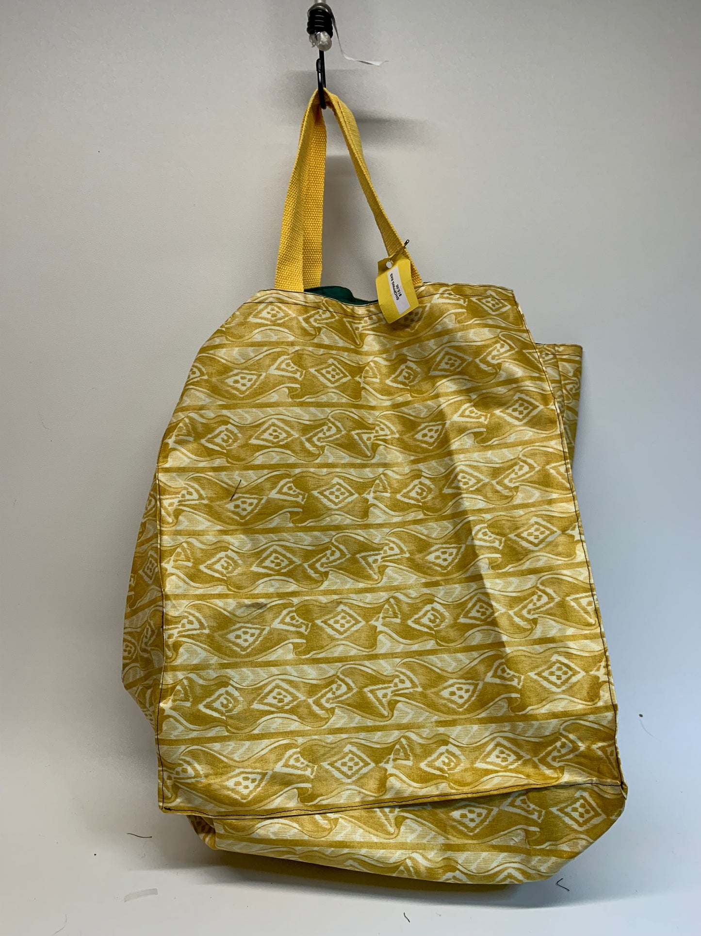 Shopping Bag - Heavy duty fabric. Fully lined. Gold color