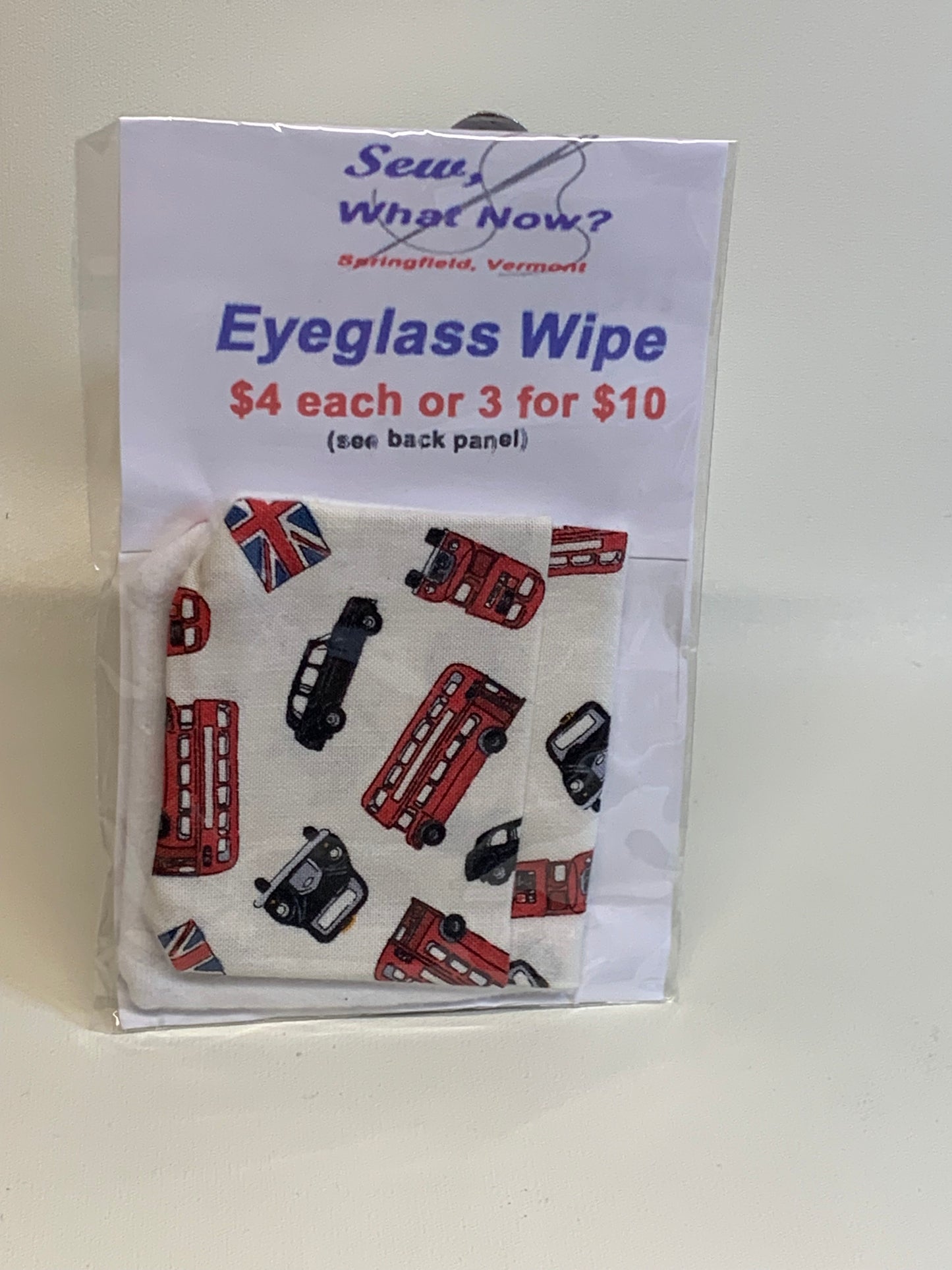 Eyeglass Wipe -London Transport