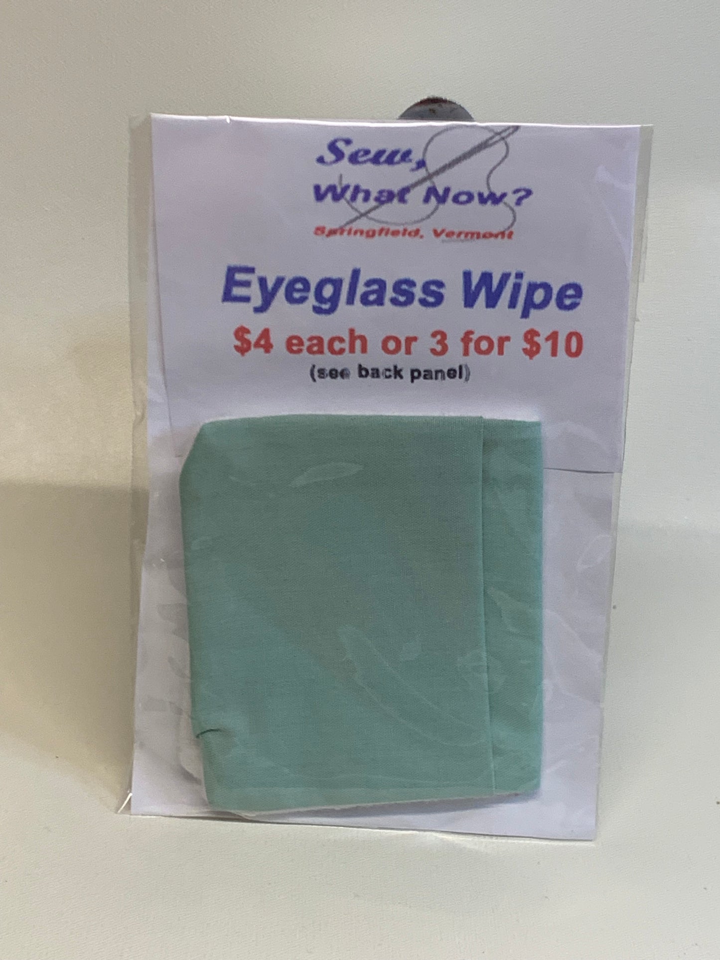 Eyeglass Wipe -Sage green