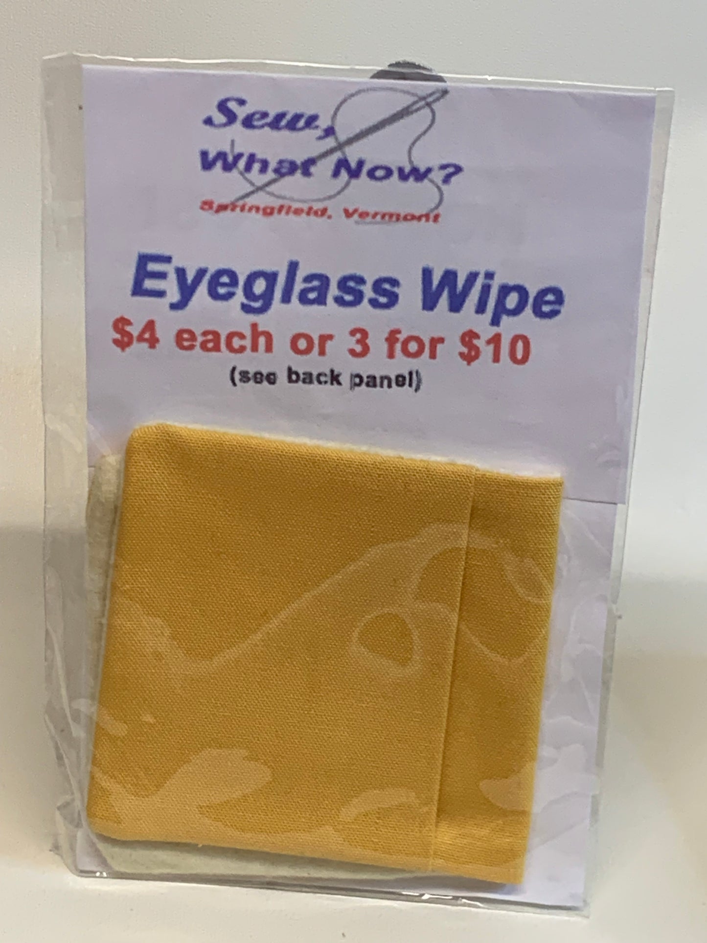 Eyeglass Wipe -Gold