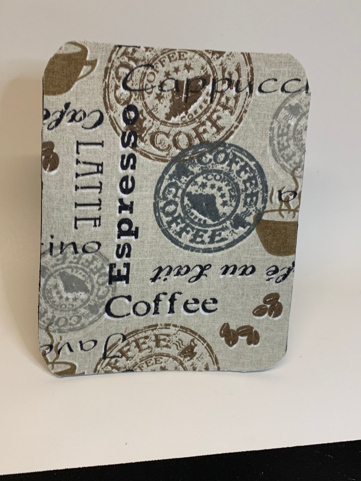 Mouse Pad - 7 1/2" x 9" - Coffee theme