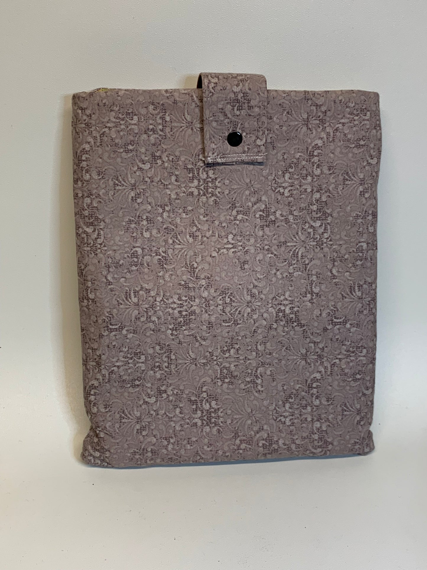 Book / Tablet Sleave - Light brown - 10" x 8" with snap closure