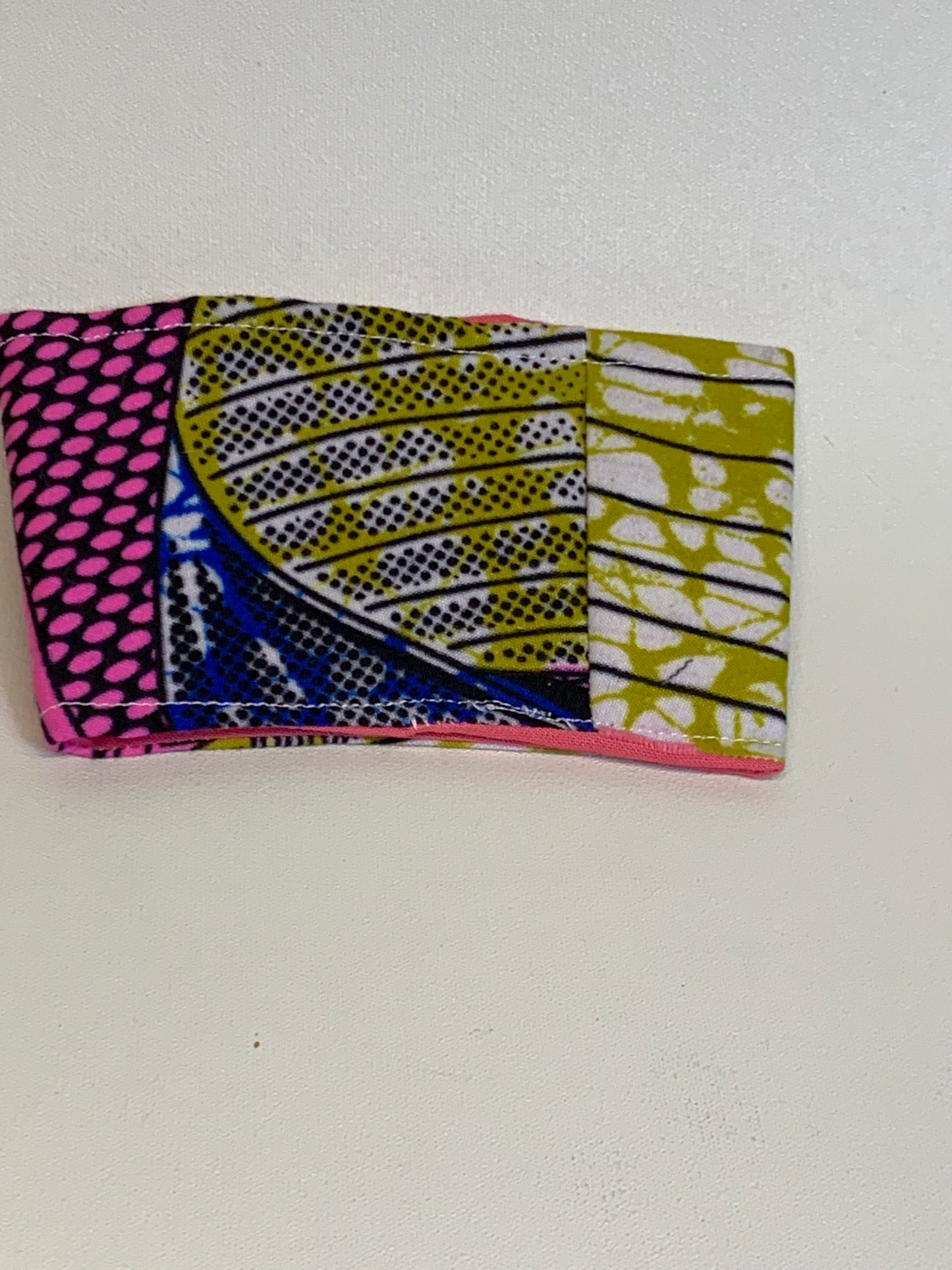 Coffee Cup Cozy - Multicolor geometric