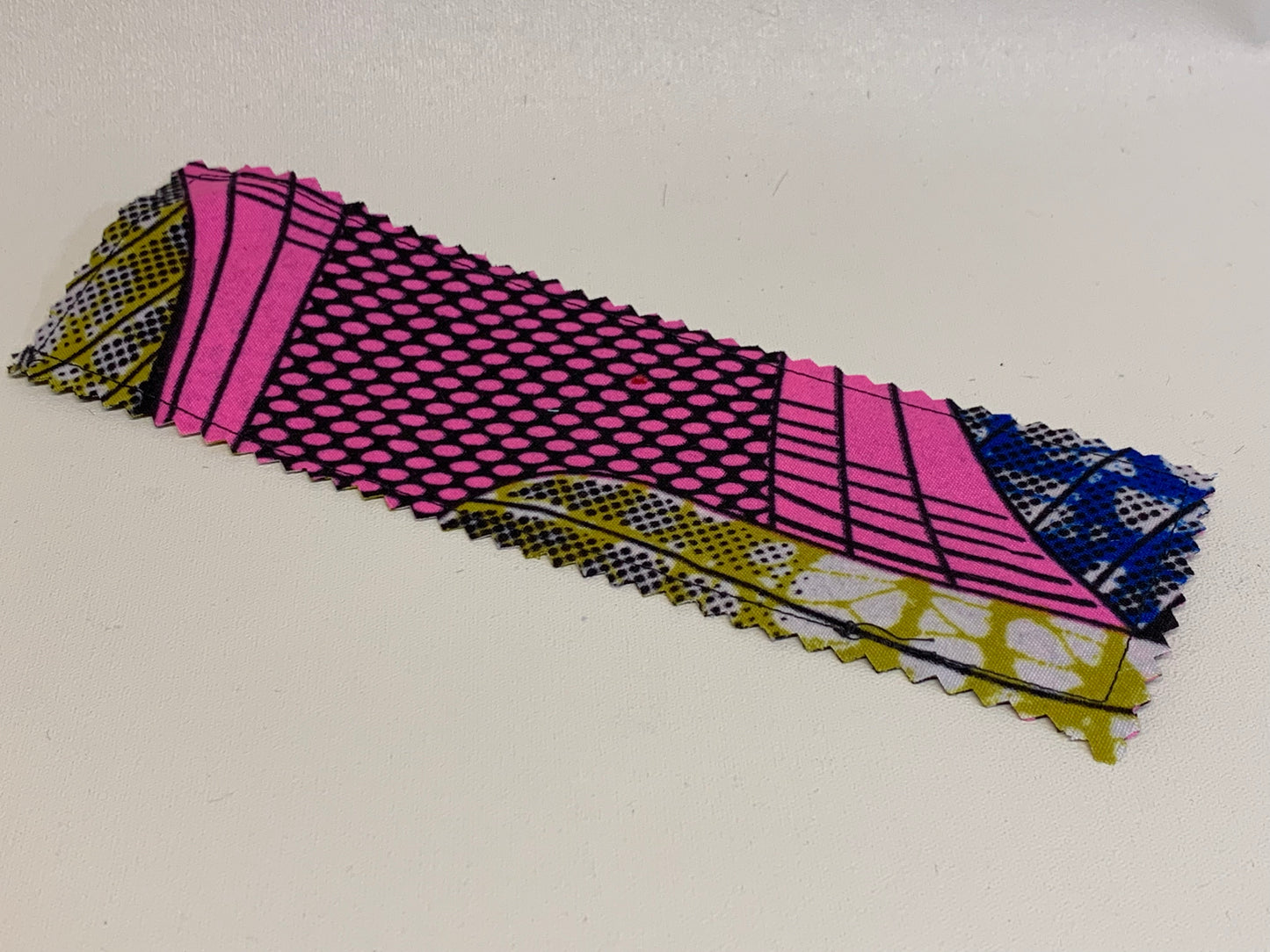 Traditional Bookmark - Pink/Blue/Gold/Black Geometrics