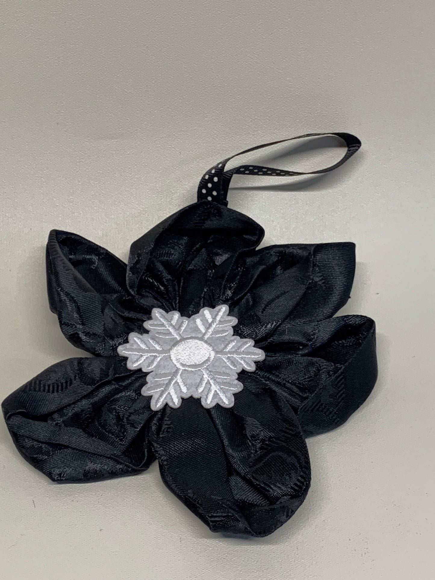 Christmas Ornament - Black and white - approx. 5.5" Tall