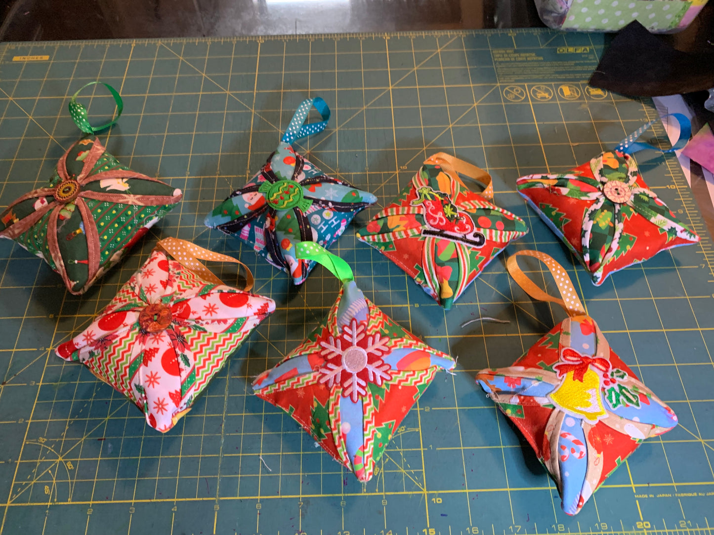 Hand sewn Christmas Ornaments