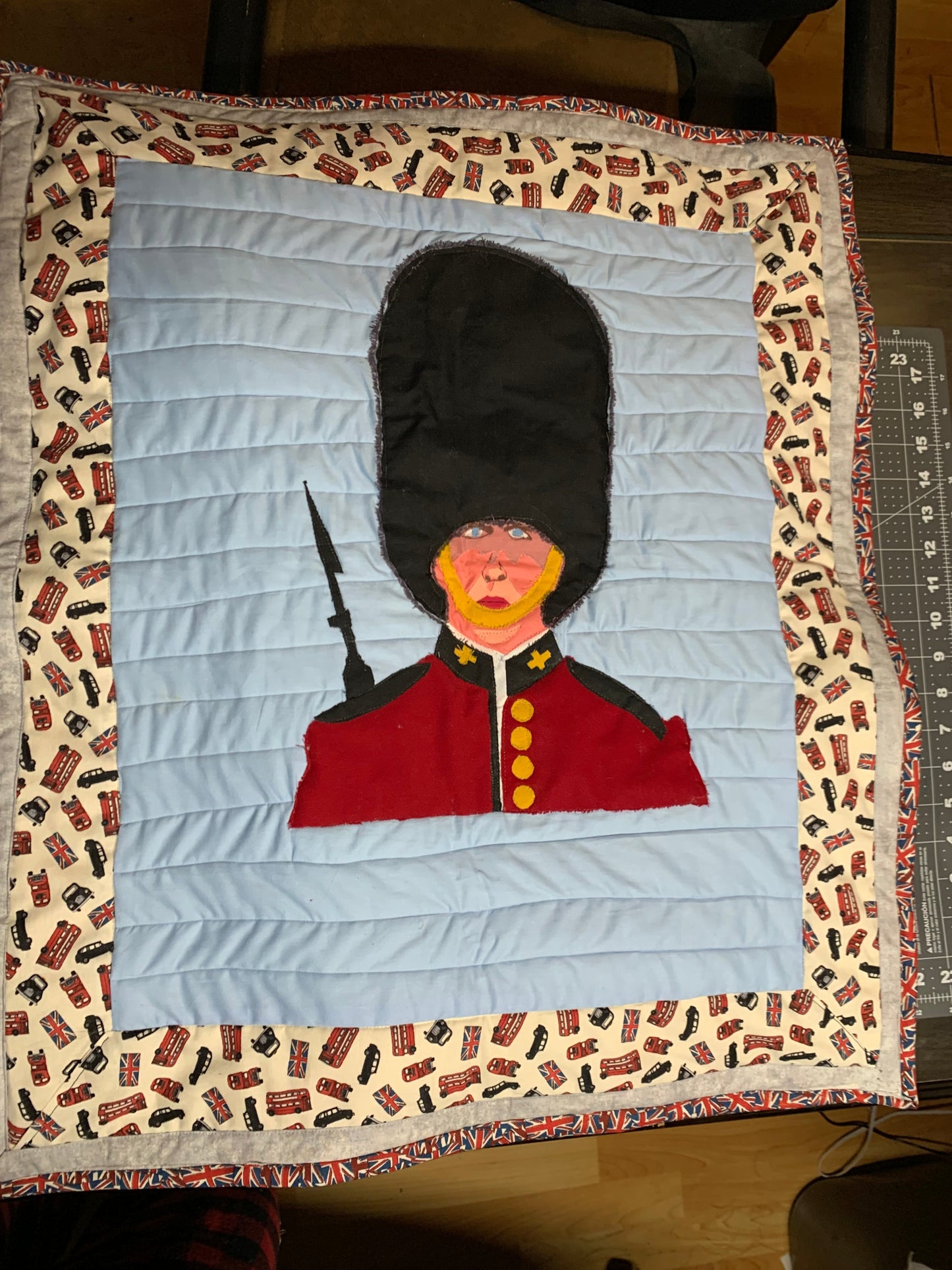 Applique wall hanging - Royal Guard