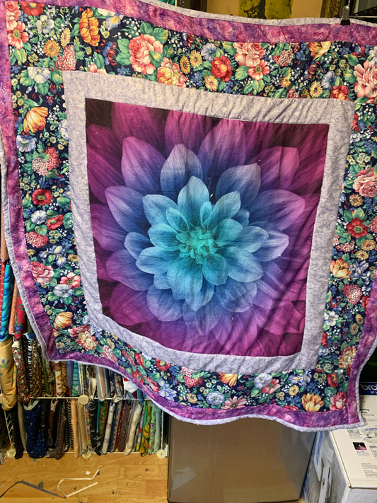 Lap quilt - florals
