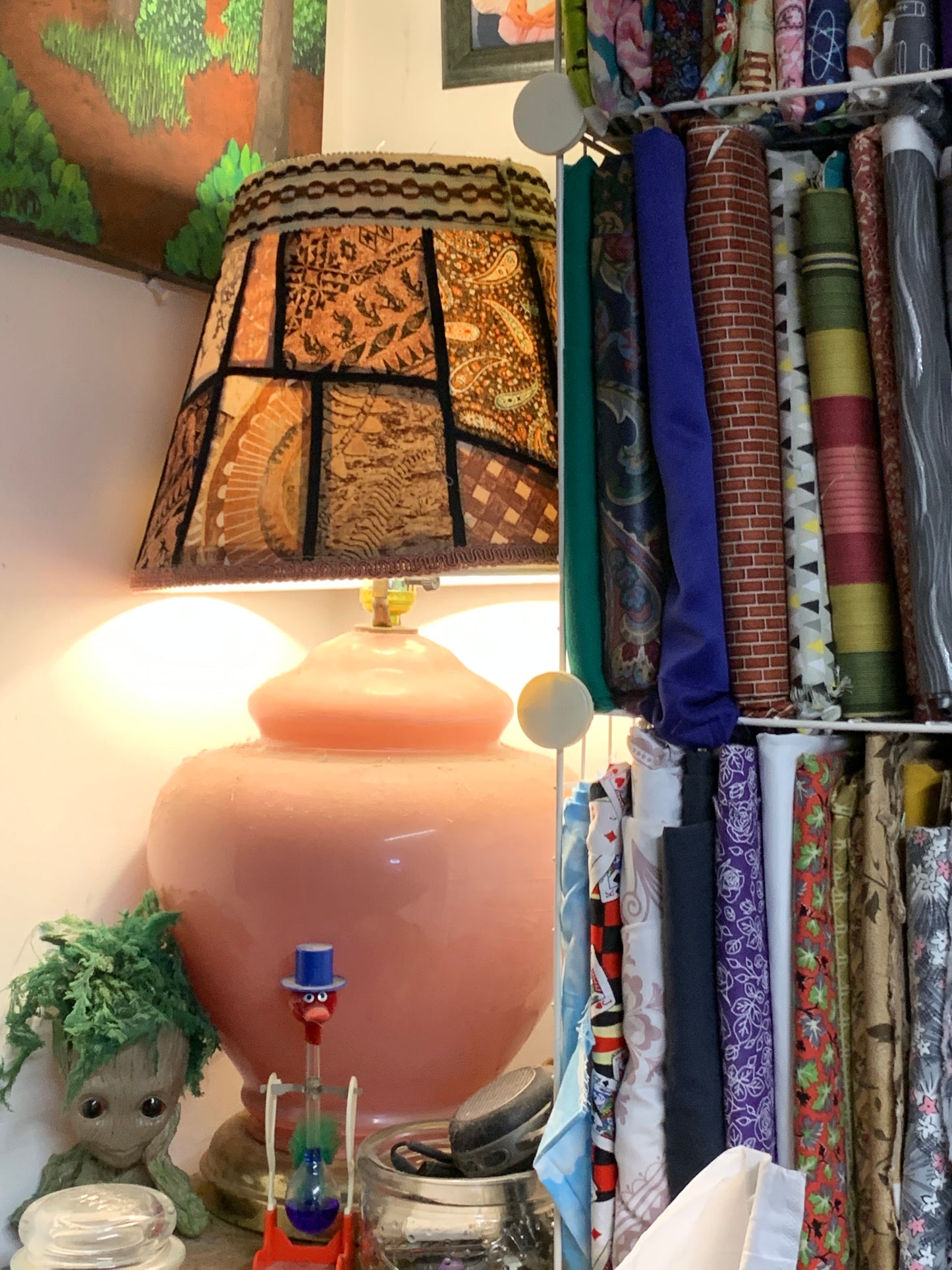 Lamp Shade Cover - all fabric