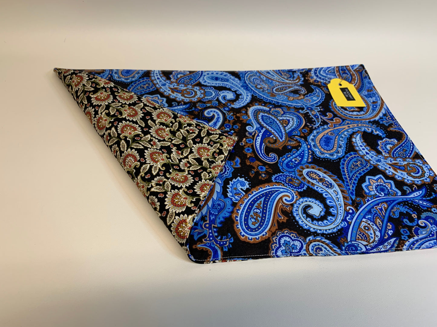 Placemat -  Blue Paisley - 11 1/2" x 17"
