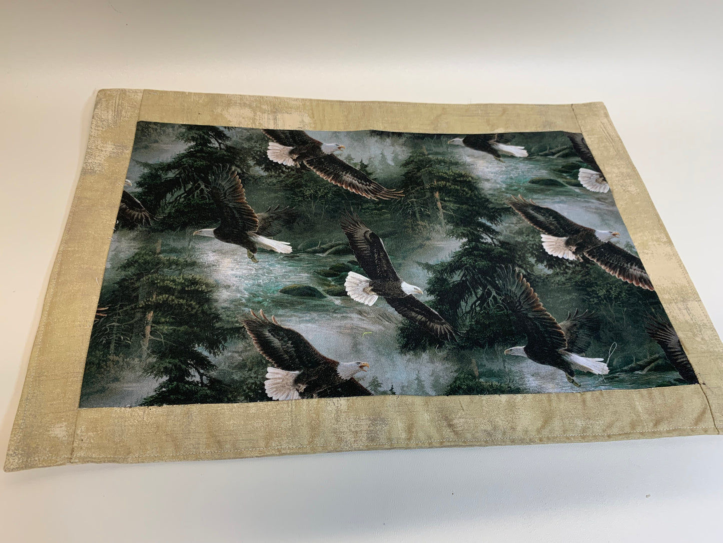 Placemat -Eagles in flight -   11 1/2" x 17"