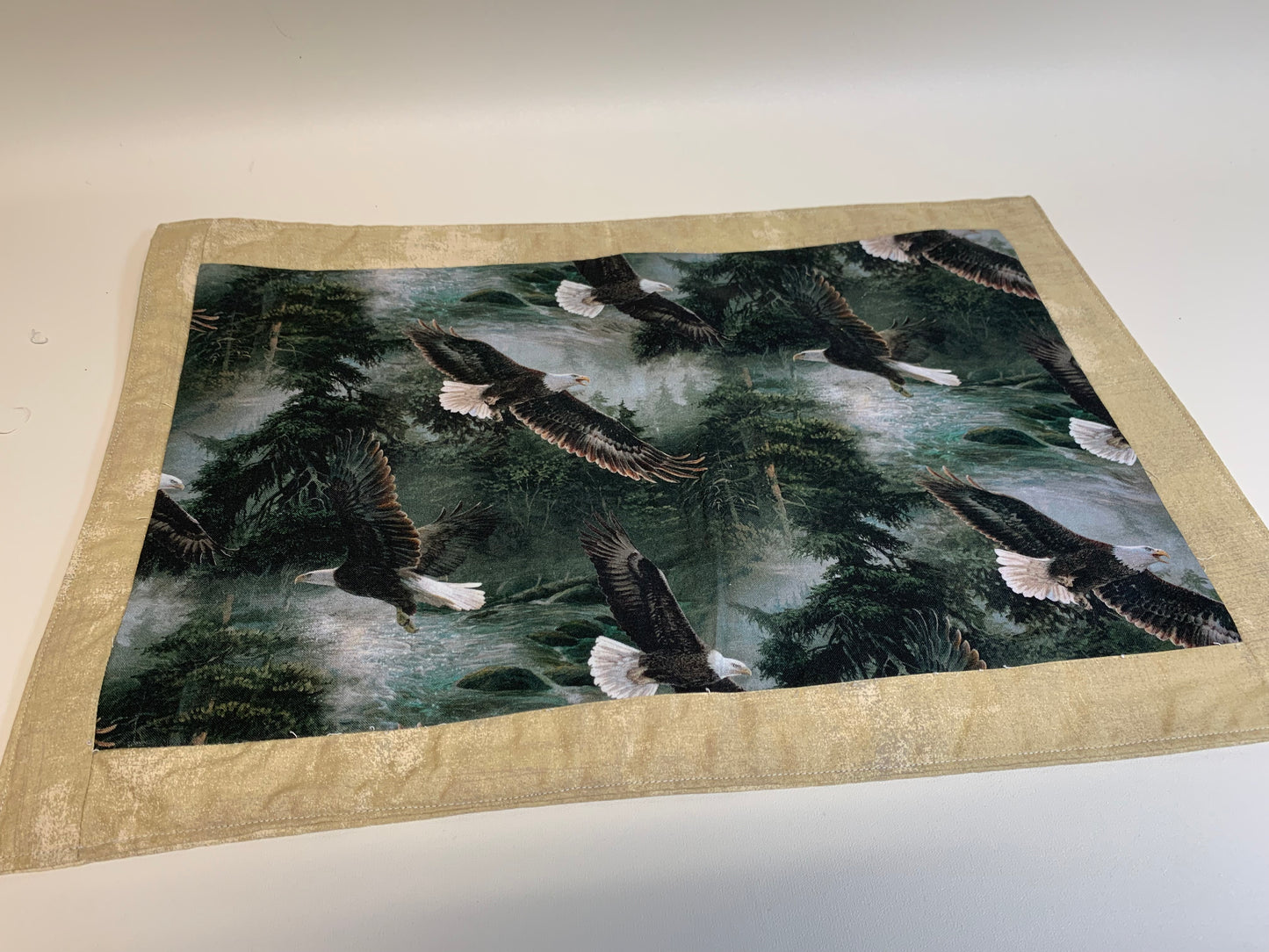 Placemat -Eagles in flight -   11 1/2" x 17"