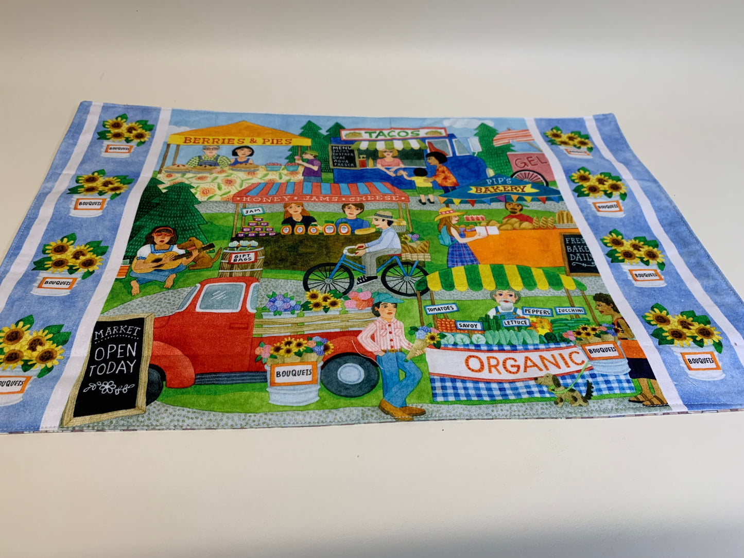 Placemat -Farmer's Market -   11 1/2" x 17"