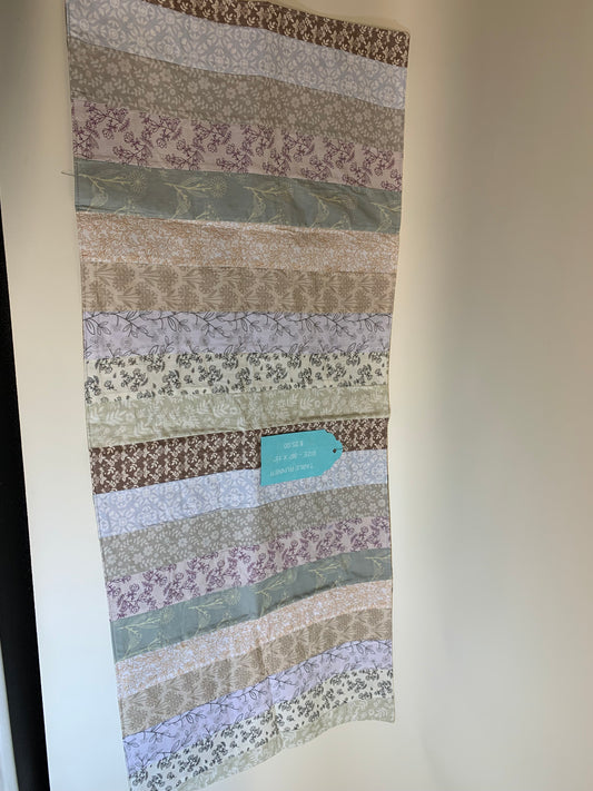 Table Runner - Tan Tone Floral - 36" x 16"