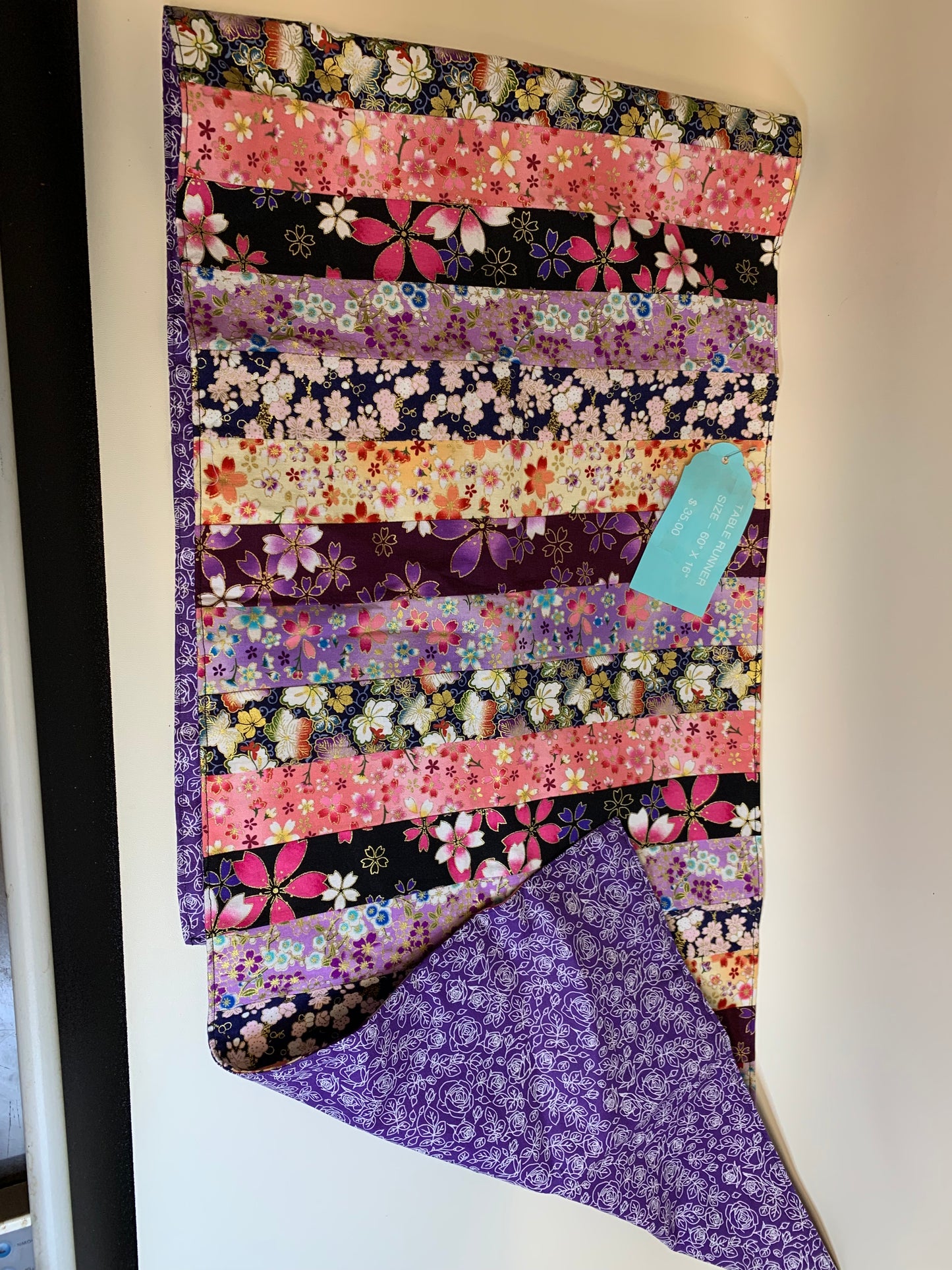 Table Runner - Multicolored Floral - 60" x 16"