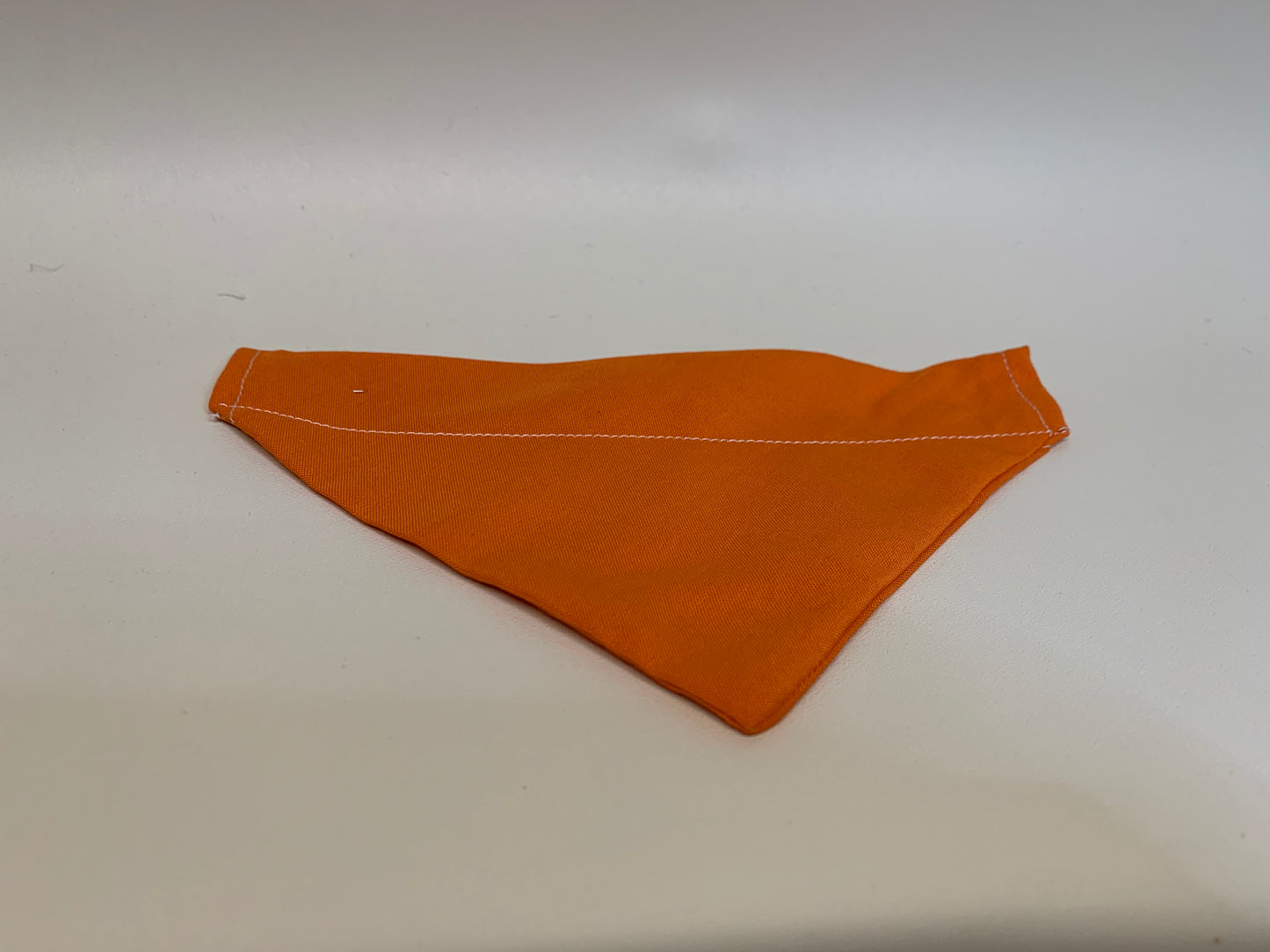 Dog Bandana - Blaze Orange -  for 1  inch collar