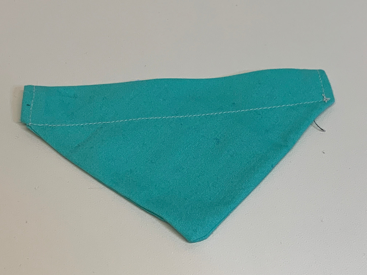 Dog Bandana  -Teal-  for 1/2  inch collar