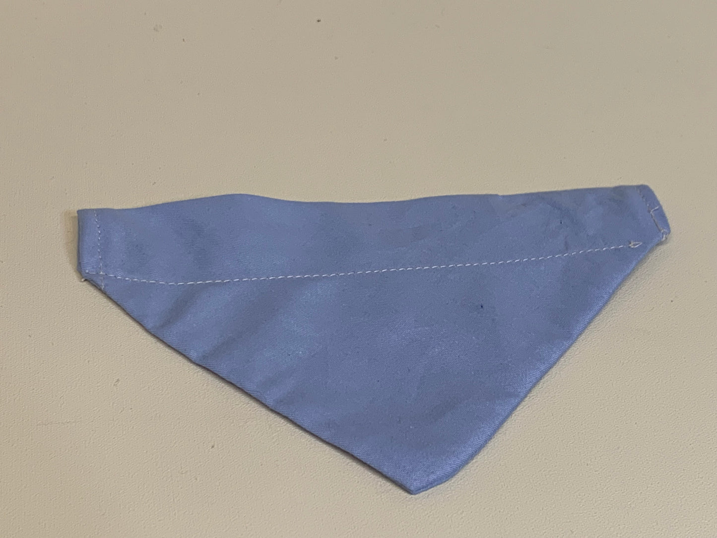 Dog Bandana  - Light Blue -  for 1/2  inch collar