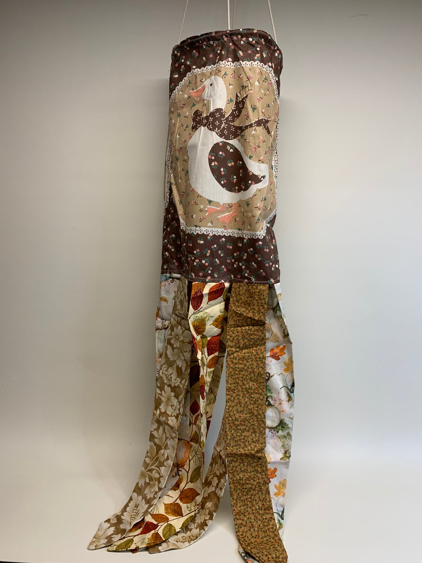 Wind Sock - Duck with Autumn Leaves