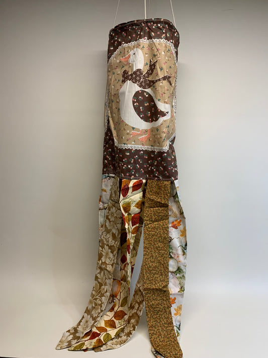 Wind Sock - Duck with Autumn Leaves