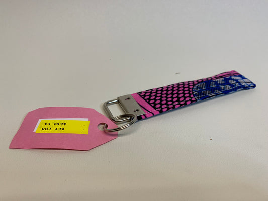 Key FOB - Blue and pink