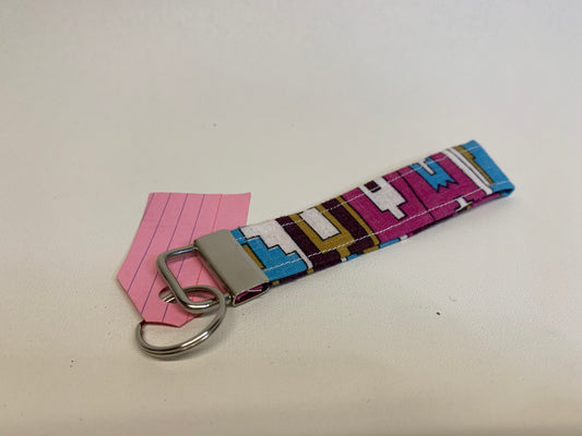 Key FOB - Multicolor geometric