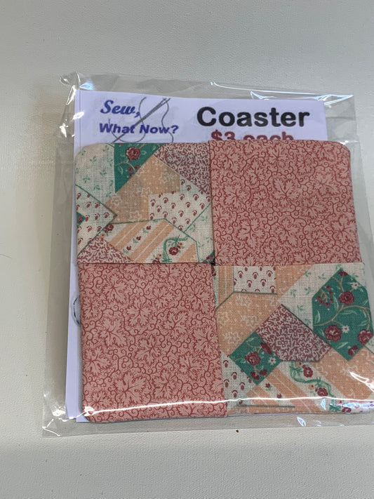 Coaster - Peach tones geometrics