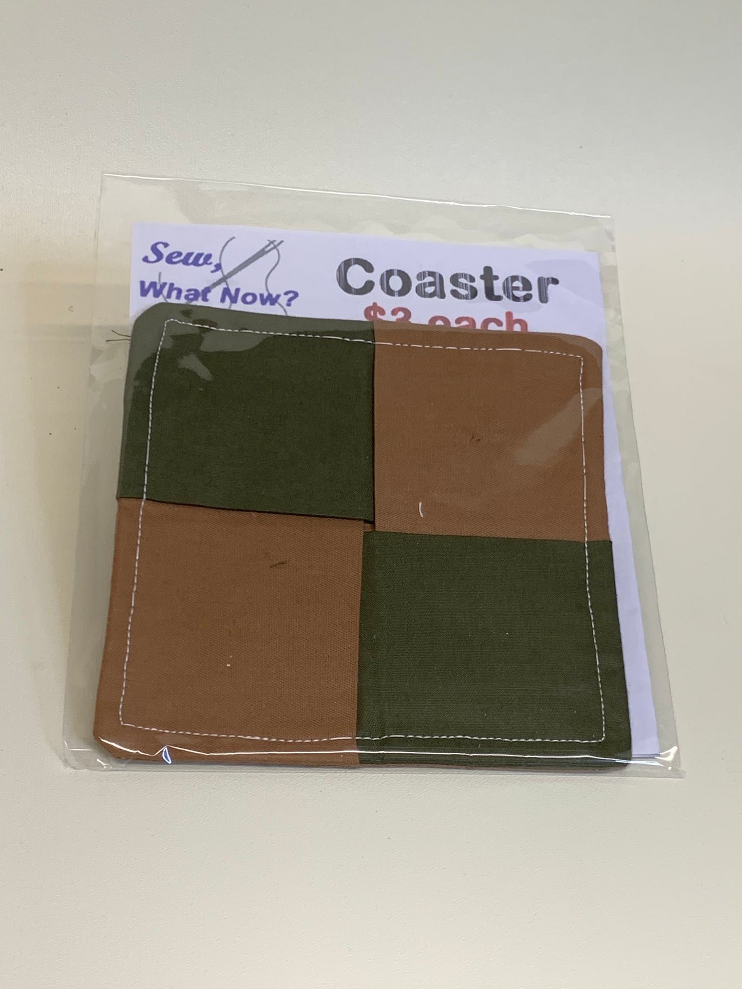 Coaster - Green and brown