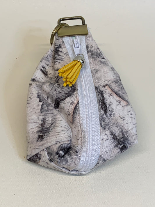 Key FOB /Change Purse - Birch bark