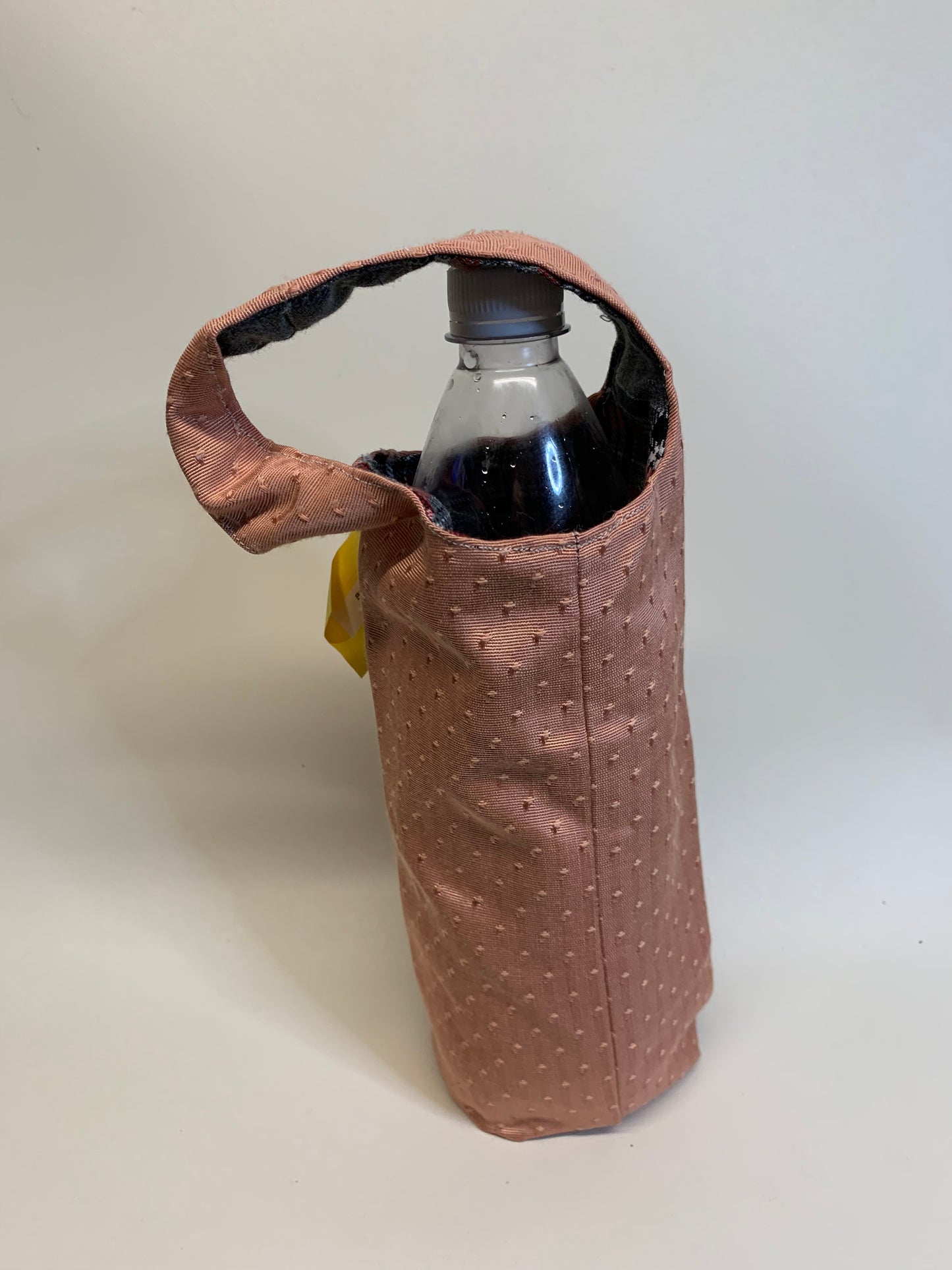 Bottle Bag - Peach color -   for 1 liter bottles