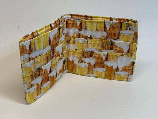 Bi-fold Wallet - Beer glasses