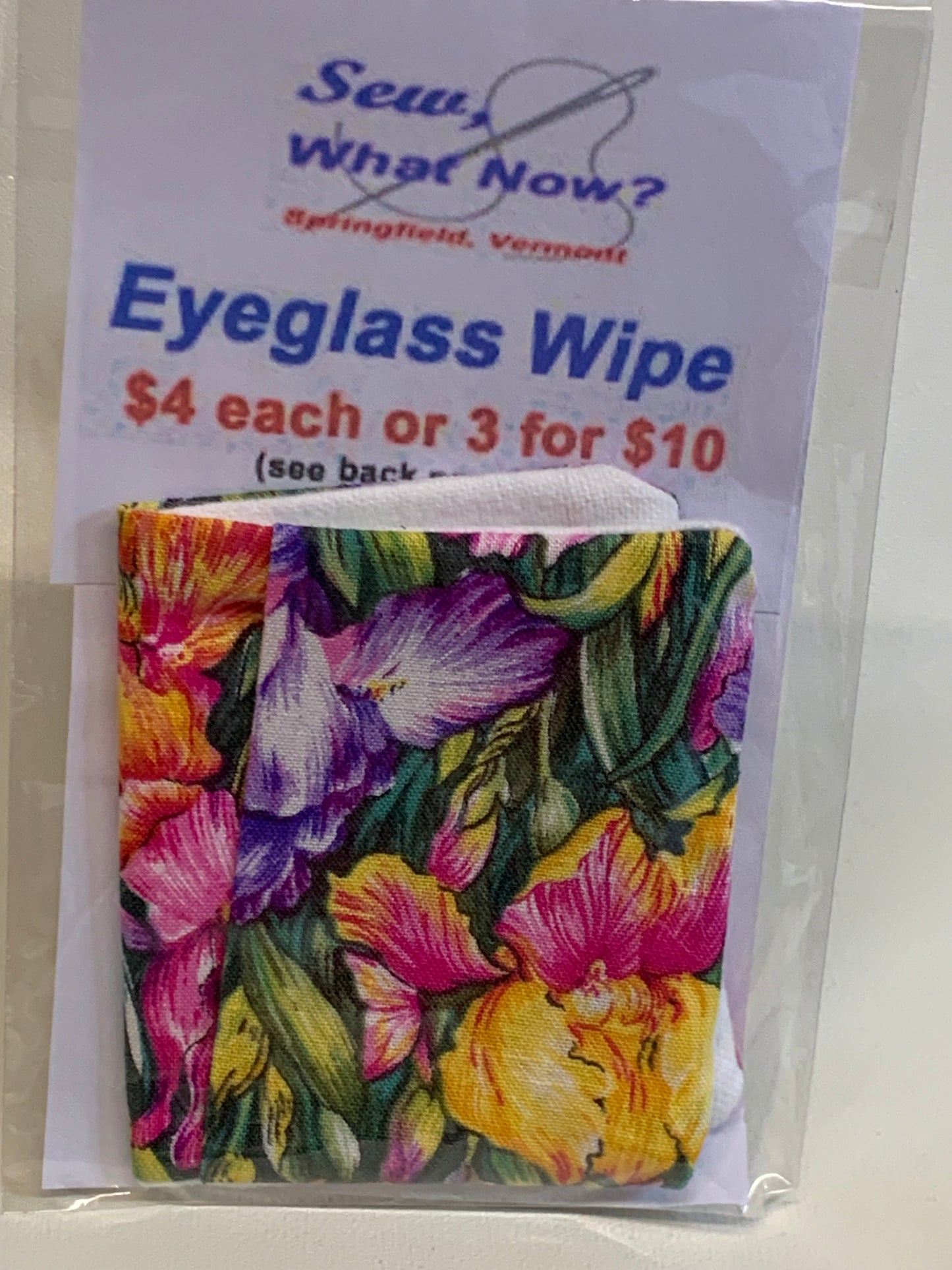 Eyeglass Wipe -Irises