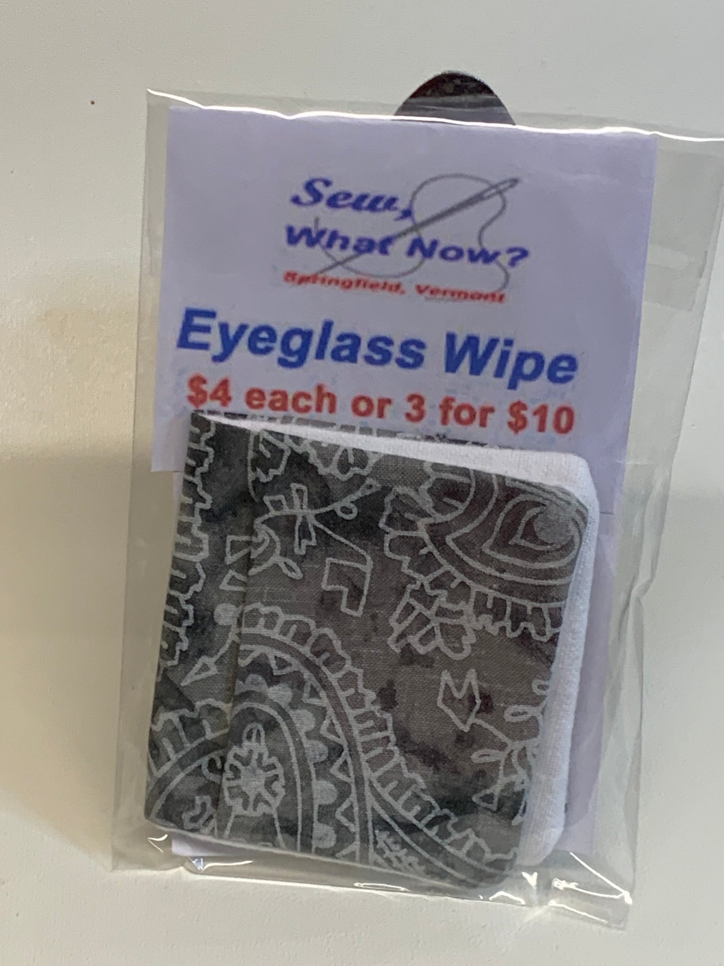 Eyeglass Wipe -Patriotic - Red/White/Blue