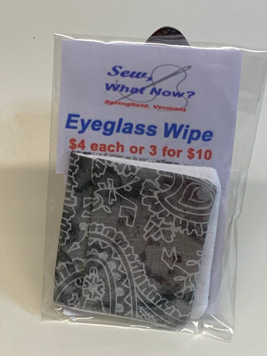 Eyeglass Wipe -Patriotic - Red/White/Blue