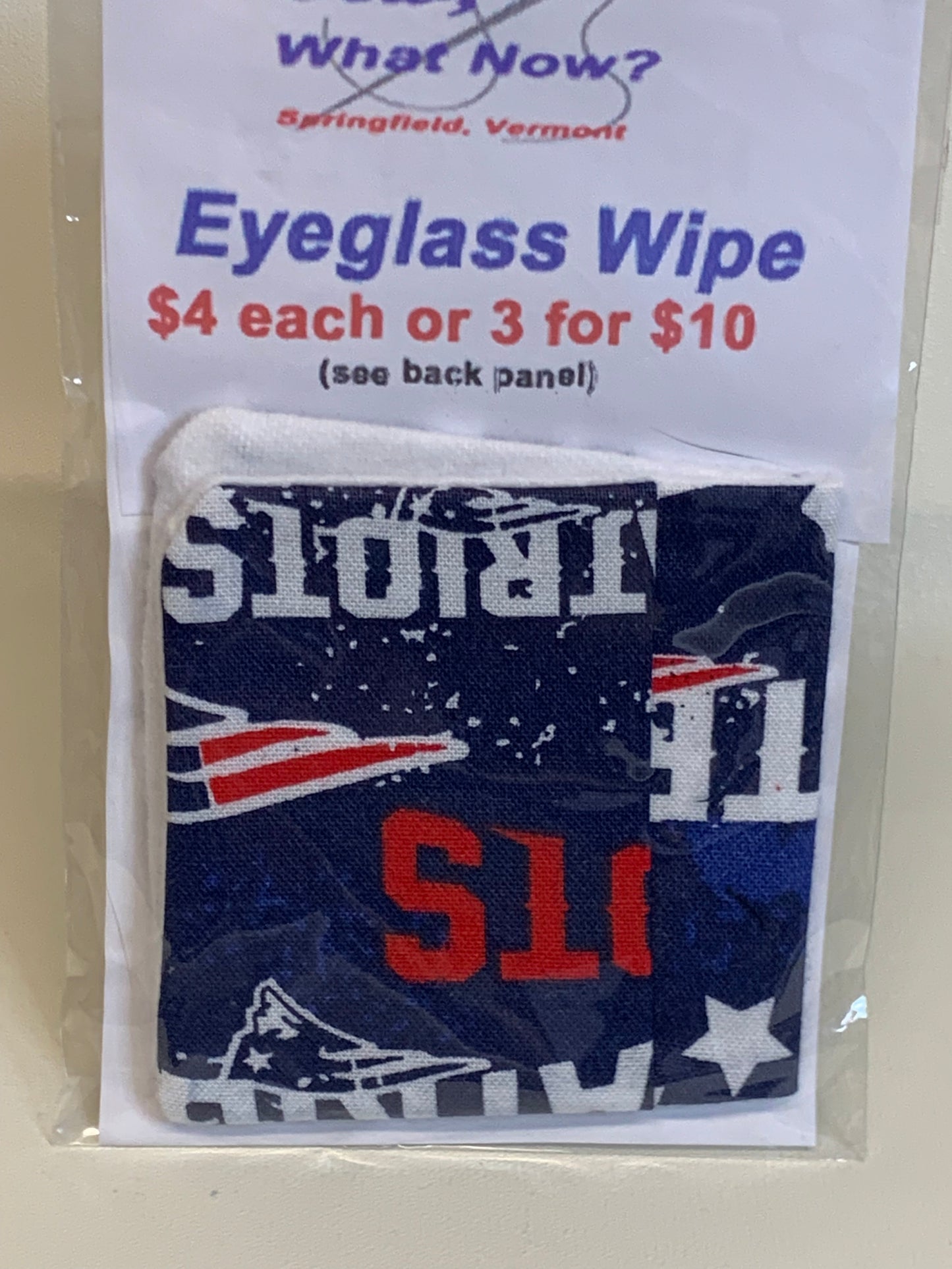 Eyeglass Wipe - Patriots
