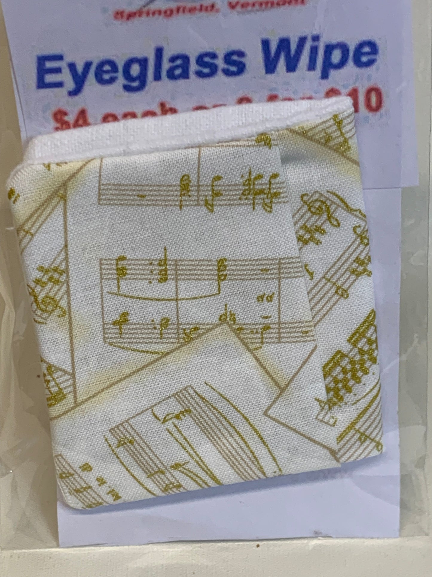 Eyeglass Wipe - Sheet music