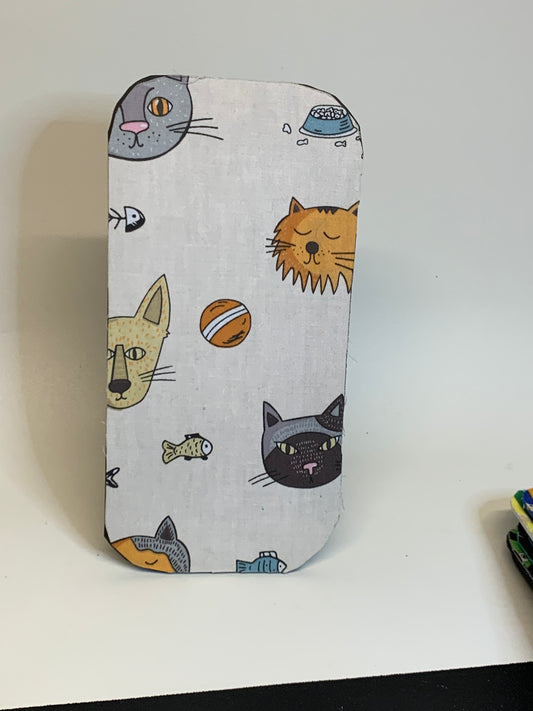 Mouse Pad - 4 1/2" x 9" - Tan with Cats1
