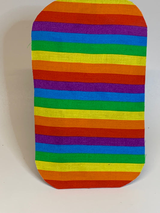 Mouse Pad - 4 1/2" x 7 1/2" - Rainbow stripes2