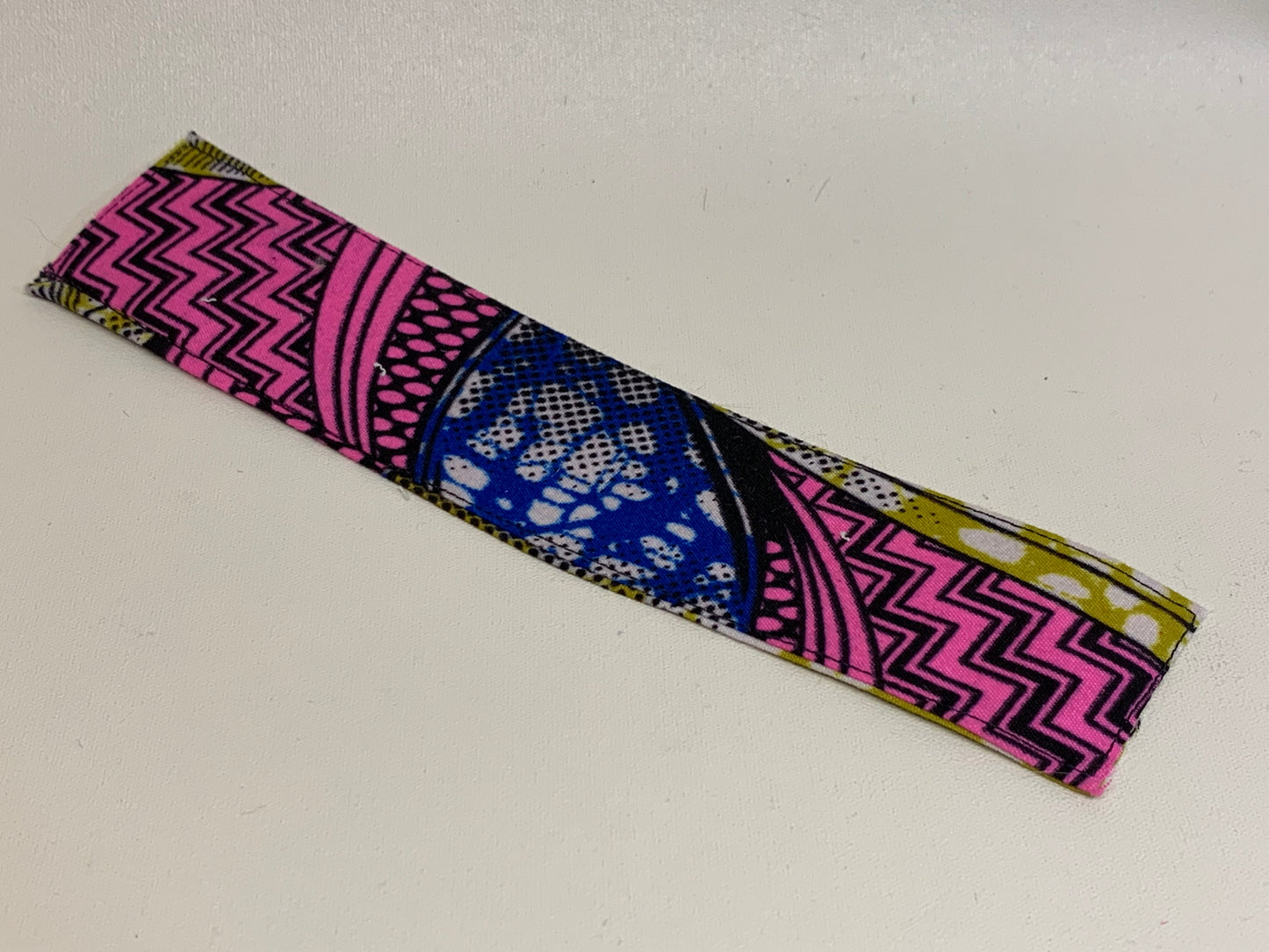 Traditional Bookmark - Pink/Blue/Gold/Black Geometrics