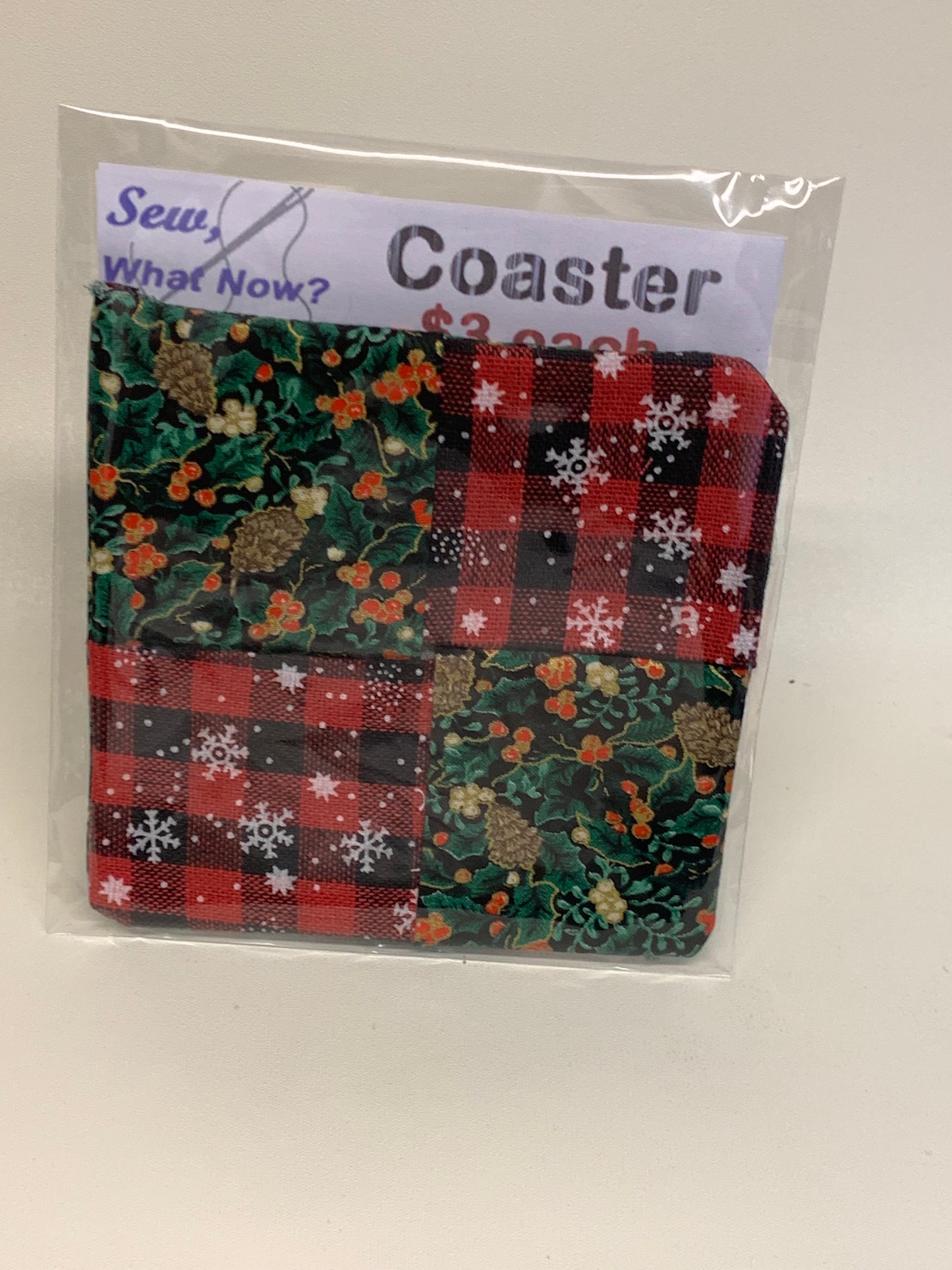 Coaster - Red and Green